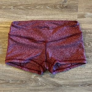 Vull Sport Heather Red Athletic Shorts